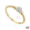 Złoty pierścionek Au 585 z diamentami R81517 Y