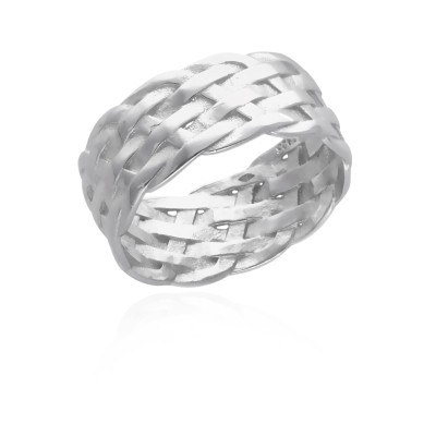 Srebrny pierścionek rodowany Ag 925 IMR0141222