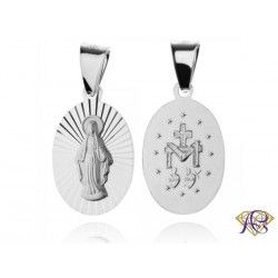 Srebrny Medalik Matki Boskiej Cudownej MD1517