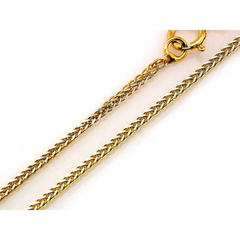 Łańcuszek złoty Au 585 splot lisi ogon