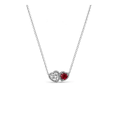 Naszyjnik srebrny Ag 925 Serce IM1040525NR_R