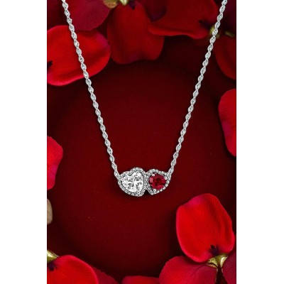 Naszyjnik srebrny Ag 925 Serce IM1040525NR_R
