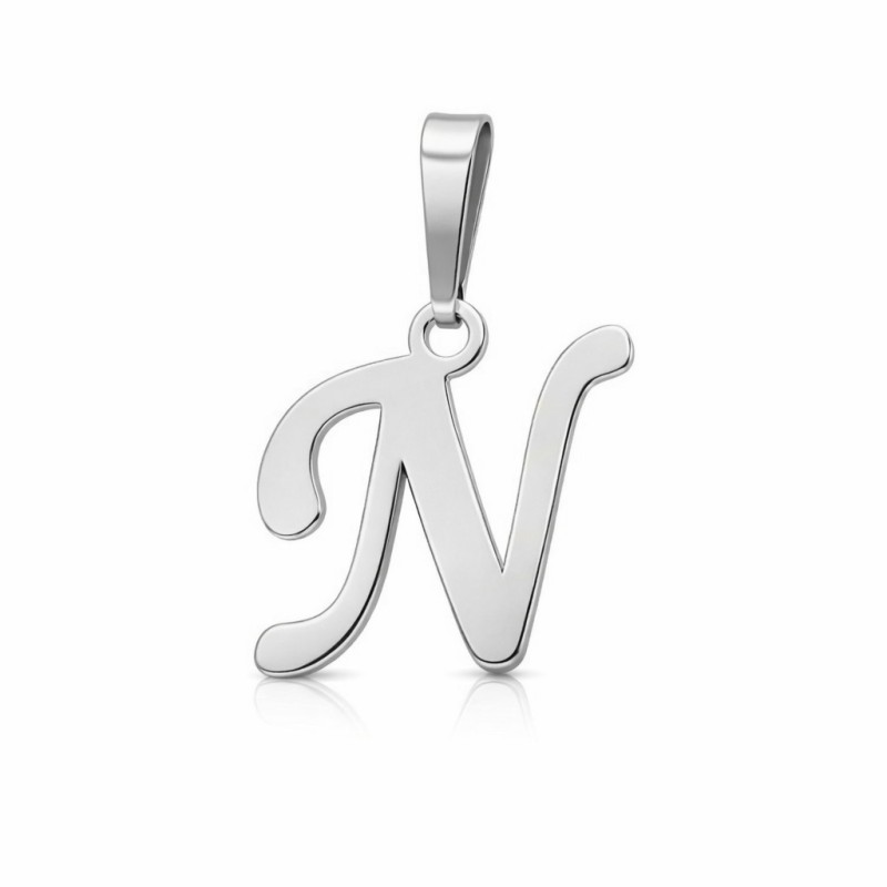 Literka srebrna N wisior Ag 925 SLT24R