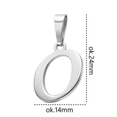 Literka srebrna O wisior Ag 925 SLT25R