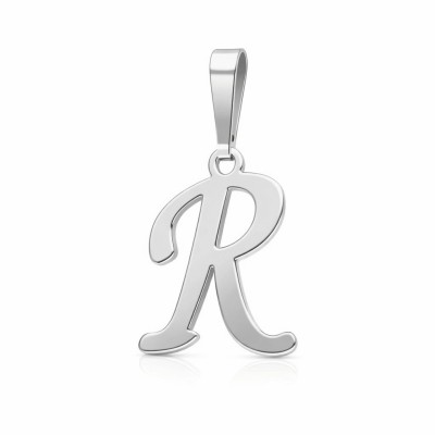 Literka srebrna R wisior Ag 925 SLT27R