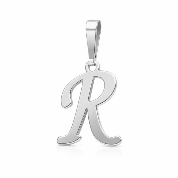 Literka srebrna R wisior Ag 925 SLT27R