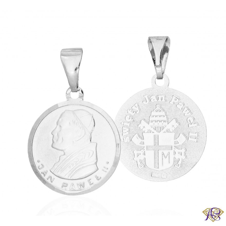Medalik Święty Jan Paweł II Ag 925