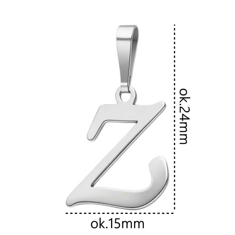 Literka srebrna Z wisior Ag 925 SLT32R