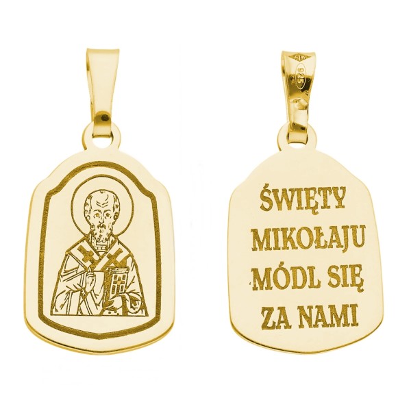 Medalik srebrny Ag 925 Święty Mikołaj MDC002GM