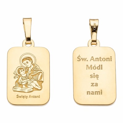 Medalik srebrny Ag 925 Św. Antoni MDC006G