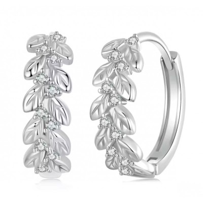 Srebrne kolczyki Ag 925 gałązka IM0980525ER