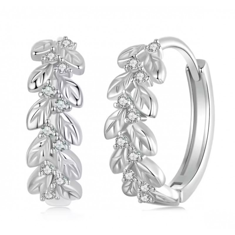 Srebrne kolczyki Ag 925 gałązka IM0980525ER