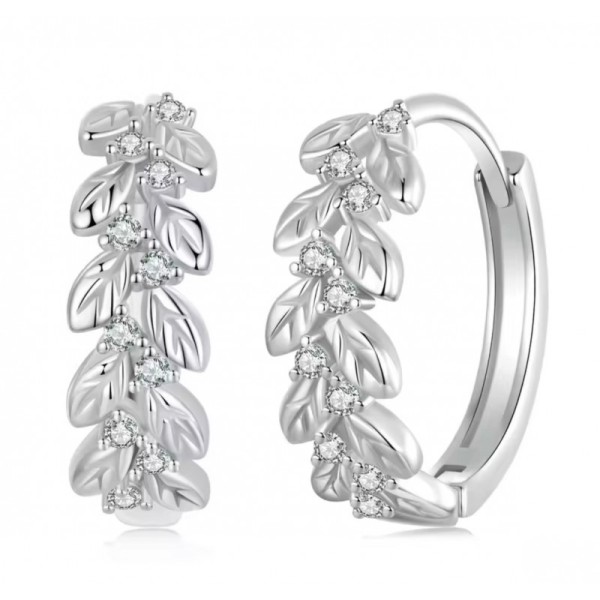 Srebrne kolczyki Ag 925 gałązka IM0980525ER