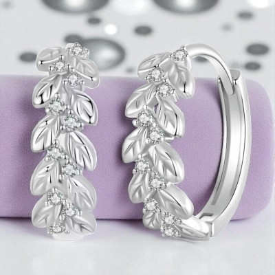 Srebrne kolczyki Ag 925 gałązka IM0980525ER