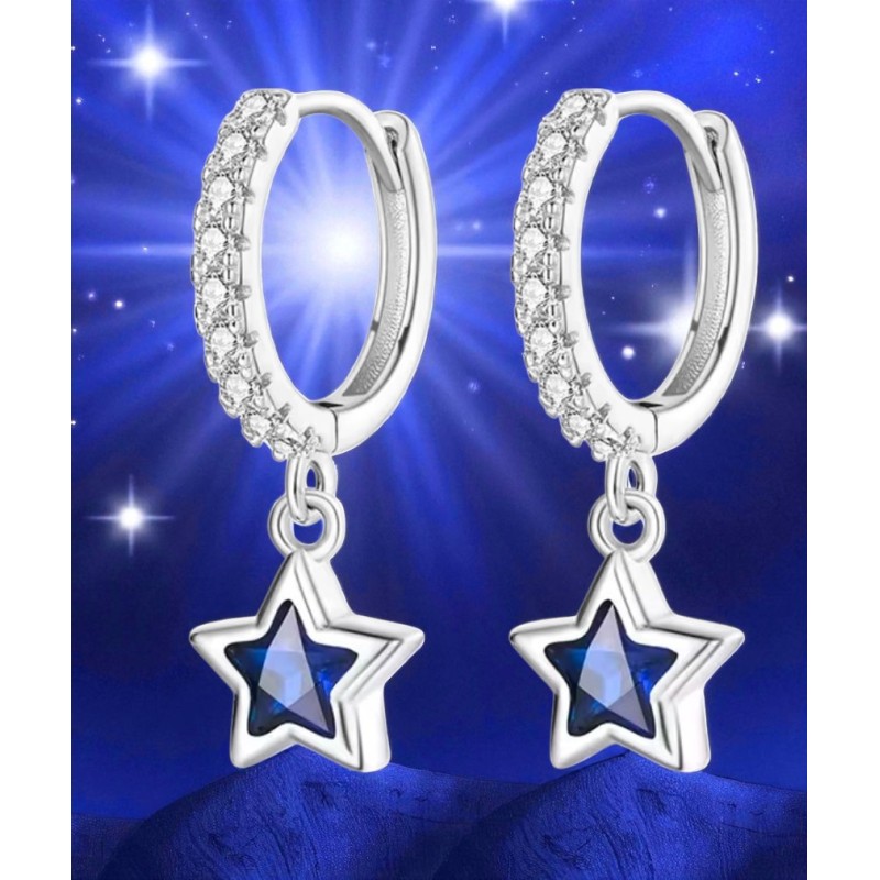 Srebrne kolczyki Ag 925 gwiazdka IM0950525ER