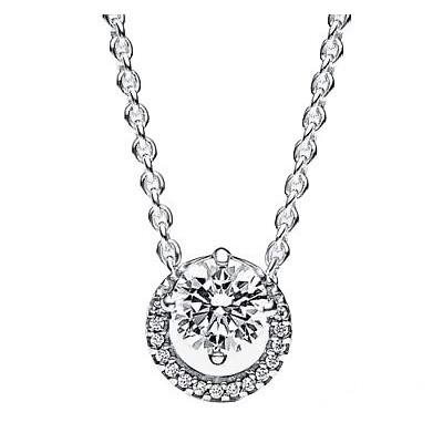 Naszyjnik srebrny Ag 925 z cyrkoniami IM0340724NR