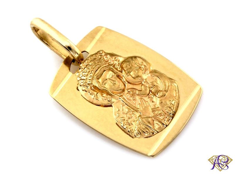 Medalik ze złota Au 585