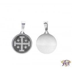 Srebrny medalik Ag 925 Krzyż Jerozolimski MED54