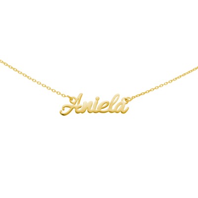Naszyjnik srebrny imię ANIELA/CEL/Z