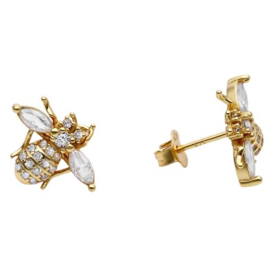 Srebrne kolczyki Ag 925 pszczoły IM0670125EG