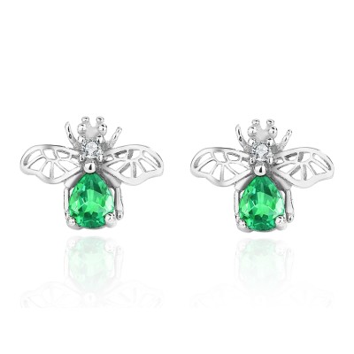 Srebrne kolczyki Ag 925 Owady IM0270623ER