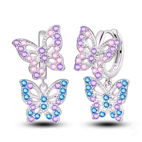 Srebrne kolczyki Ag 925 motylki IM0850525ER