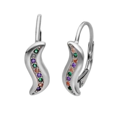 Srebrne kolczyki Ag925 z cyrkoniami IM0920125ER_MU