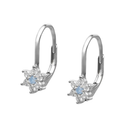 Srebrne kolczyki Ag 925 kwiatki IM1871024ER_LB