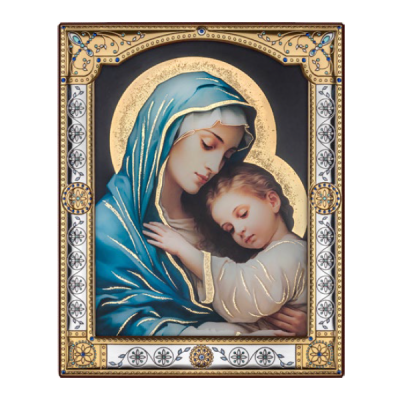 Ikona Madonna z dzieciątkiem CU007