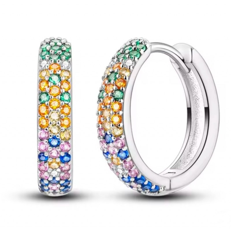 Srebrne kolczyki Ag 925 koła IM0860525ER