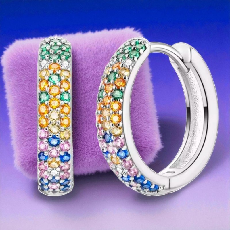 Srebrne kolczyki Ag 925 koła IM0860525ER