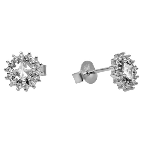 Srebrne kolczyki Ag 925 z cyrkoniami IM0840125ER