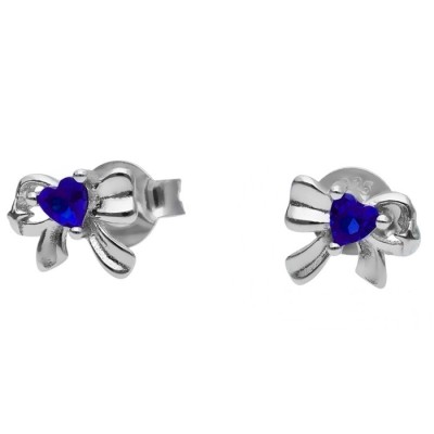 Srebrne kolczyki Ag 925 Kokardki IM0860125ER_B