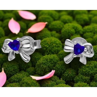 Srebrne kolczyki Ag 925 Kokardki IM0860125ER_B