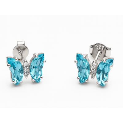 Kolczyki srebrne Ag 925 motyl IM0010625ER_g