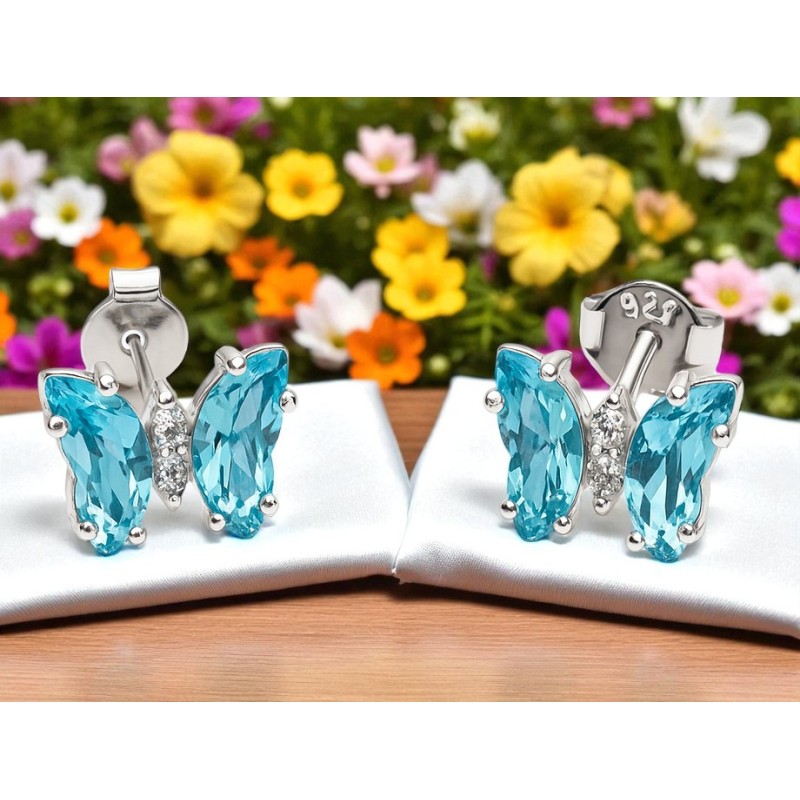 Kolczyki srebrne Ag 925 motyl IM0010625ER_g