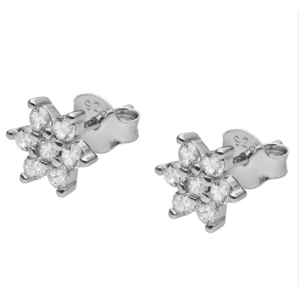 Srebrne kolczyki Ag 925 kwiatki IM1891024ER_W
