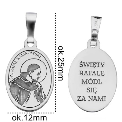 Medalik srebrny Św. Rafał Kalinowski MDC107R