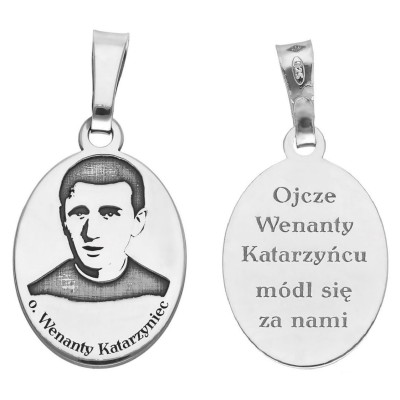 Medalik srebrny Ag 925 o. Katarzyniec MDC119R