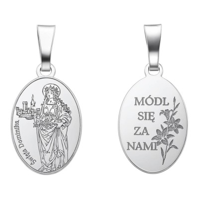 Medalik srebrny Ag 925 Św. Dominika MDC122R