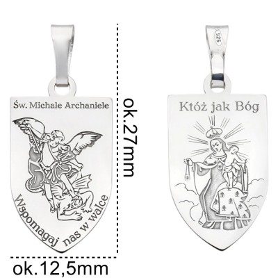 Medalik Szkaplerz Św. Michał Archanioł MDC132R