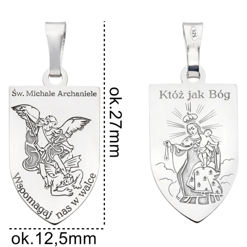 Medalik Szkaplerz Św. Michał Archanioł MDC132R