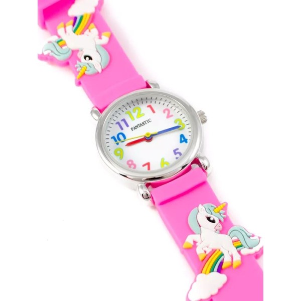 Zegarek kwarcowy dla dzieci FANTASTIC jednorożce