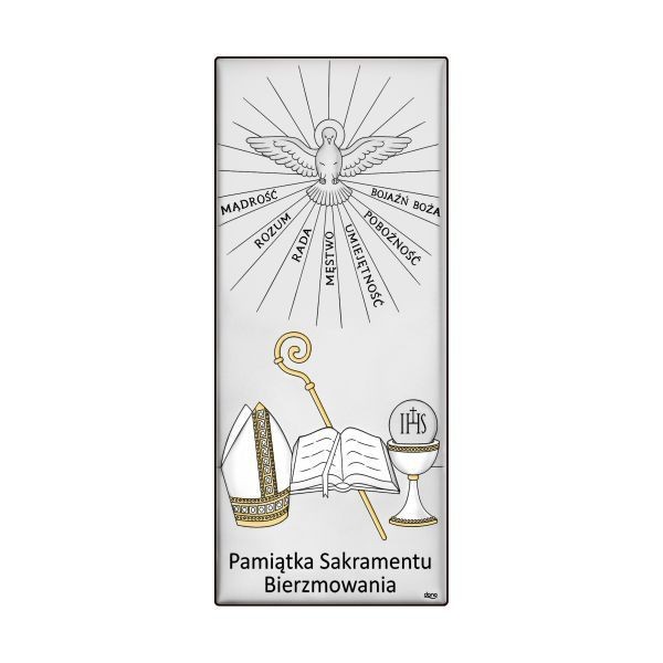 Obrazek Pamiątka Sakramentu Bierzmowania DS219/1C