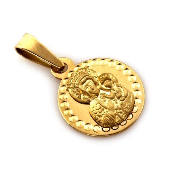 Medalik ze złota Au 585 Matka Boża Częstochowska