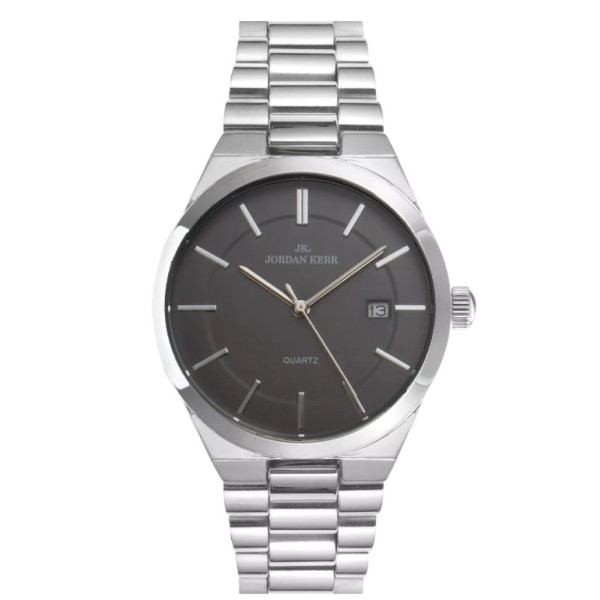 Zegarek męski JORDAN KERR P9012 IPS Szara Tarcza