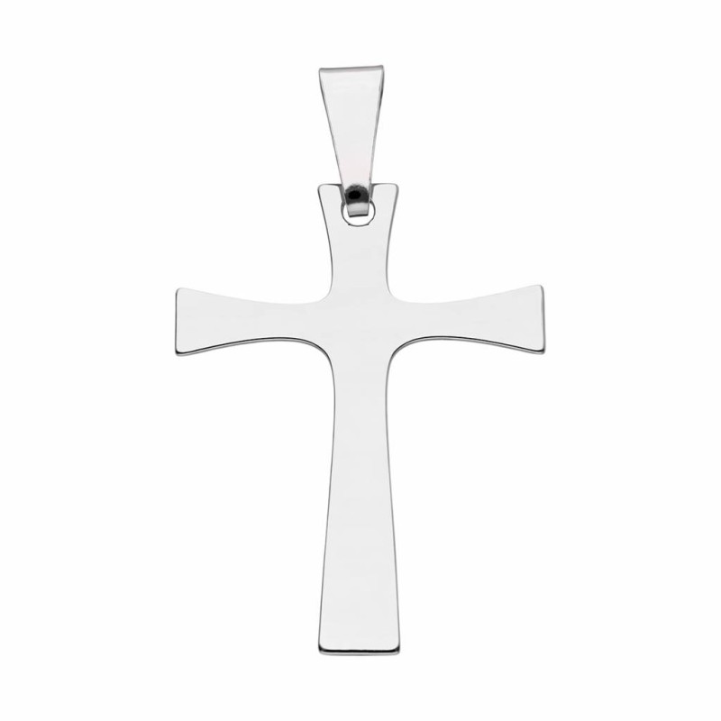 Krzyżyk srebrny Ag 925 rodowany KC025RM