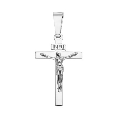Krzyżyk srebrny Ag 925 wizerunek Jezusa KC033RS
