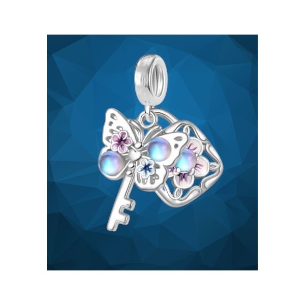 Charms Ag 925 Klucz motyl i kłódka IM00150624CH