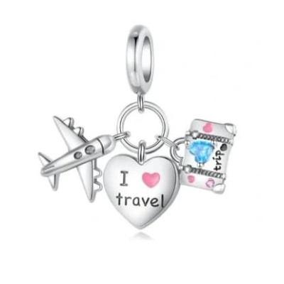 Charms zawieszka srebrna Ag925 podróże IM0090624CH